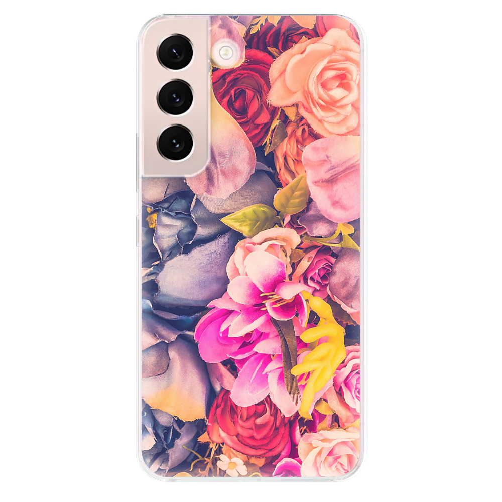 Odolné silikonové pouzdro iSaprio - Beauty Flowers - Samsung Galaxy S22 5G