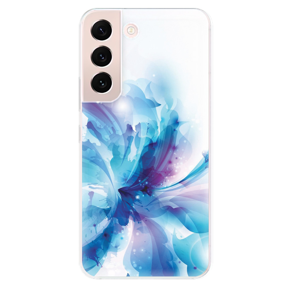 Odolné silikonové pouzdro iSaprio - Abstract Flower - Samsung Galaxy S22 5G