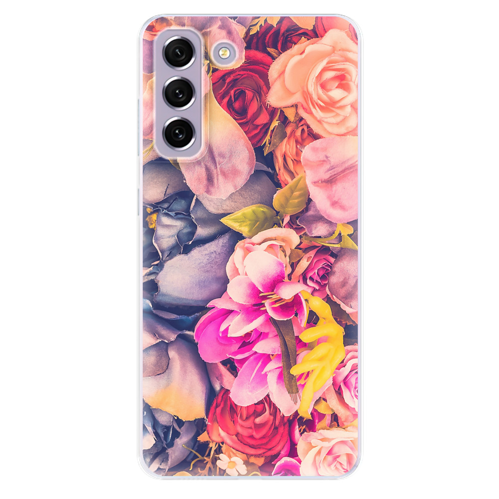 Odolné silikonové pouzdro iSaprio - Beauty Flowers - Samsung Galaxy S21 FE 5G