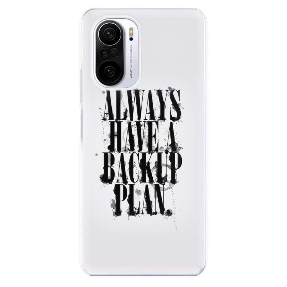 Odolné silikonové pouzdro iSaprio - Backup Plan - Xiaomi Poco F3