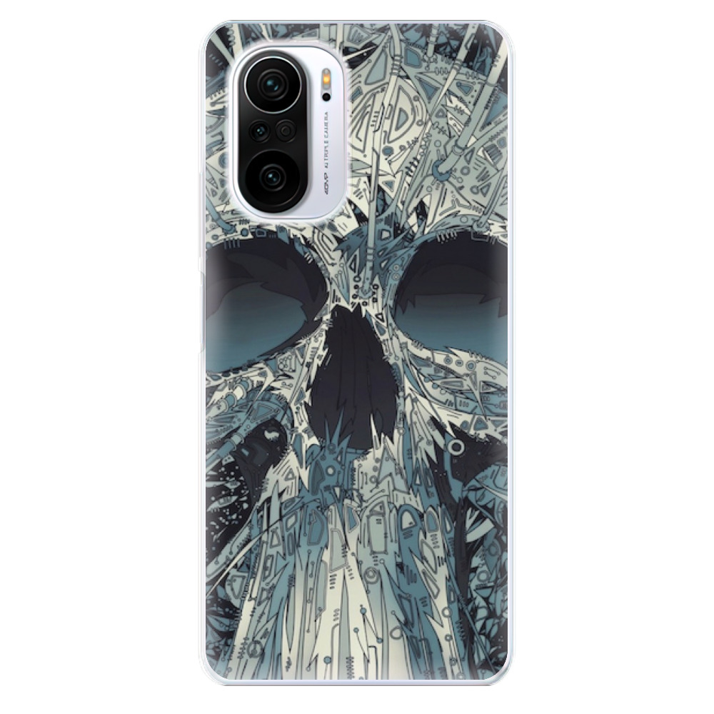 Odolné silikonové pouzdro iSaprio - Abstract Skull - Xiaomi Poco F3