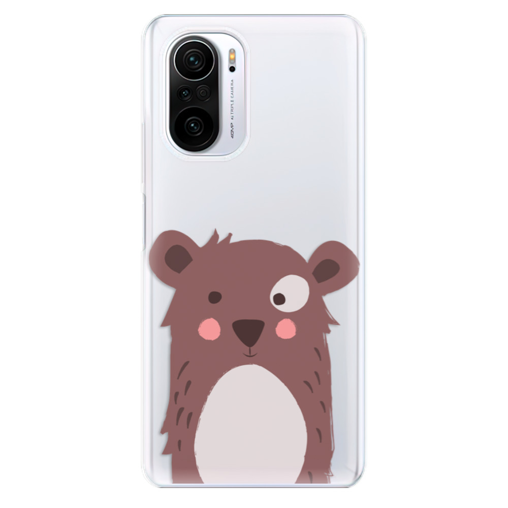 Odolné silikonové pouzdro iSaprio - Brown Bear - Xiaomi Poco F3