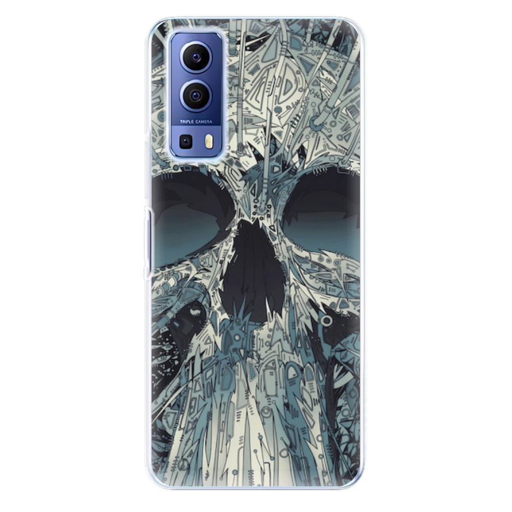 Odolné silikonové pouzdro iSaprio - Abstract Skull - Vivo Y52 5G