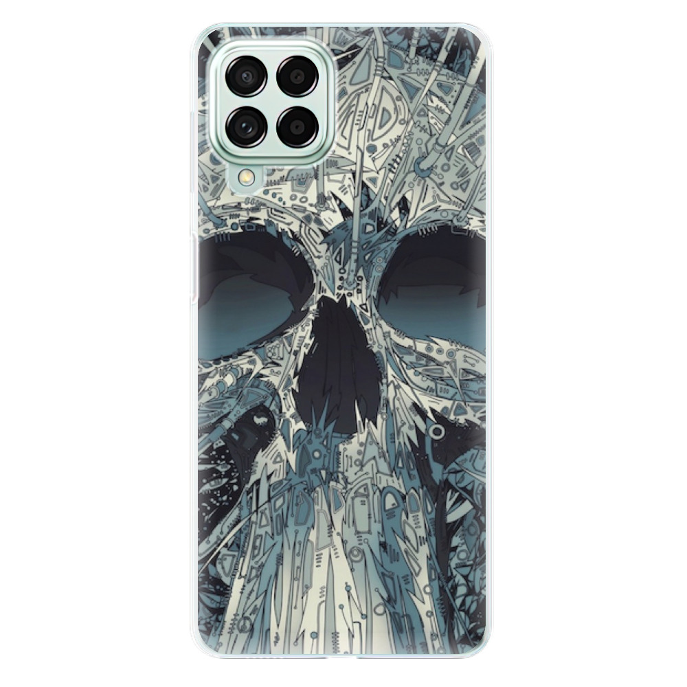 Odolné silikonové pouzdro iSaprio - Abstract Skull - Samsung Galaxy M53 5G