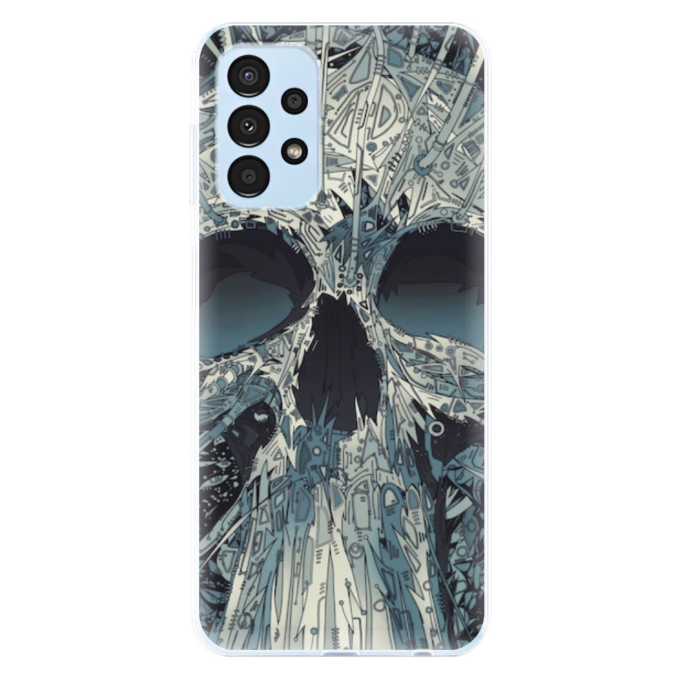 Odolné silikonové pouzdro iSaprio - Abstract Skull - Samsung Galaxy A13