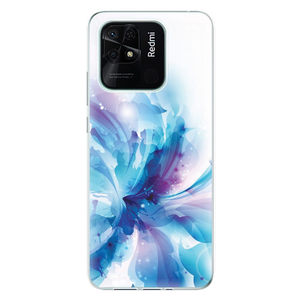 Odolné silikonové pouzdro iSaprio - Abstract Flower - Xiaomi Redmi 10C