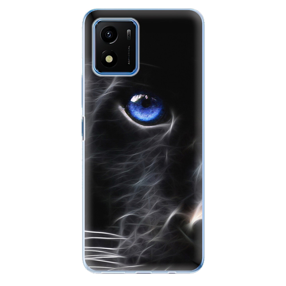 Odolné silikonové pouzdro iSaprio - Black Puma - Vivo Y01
