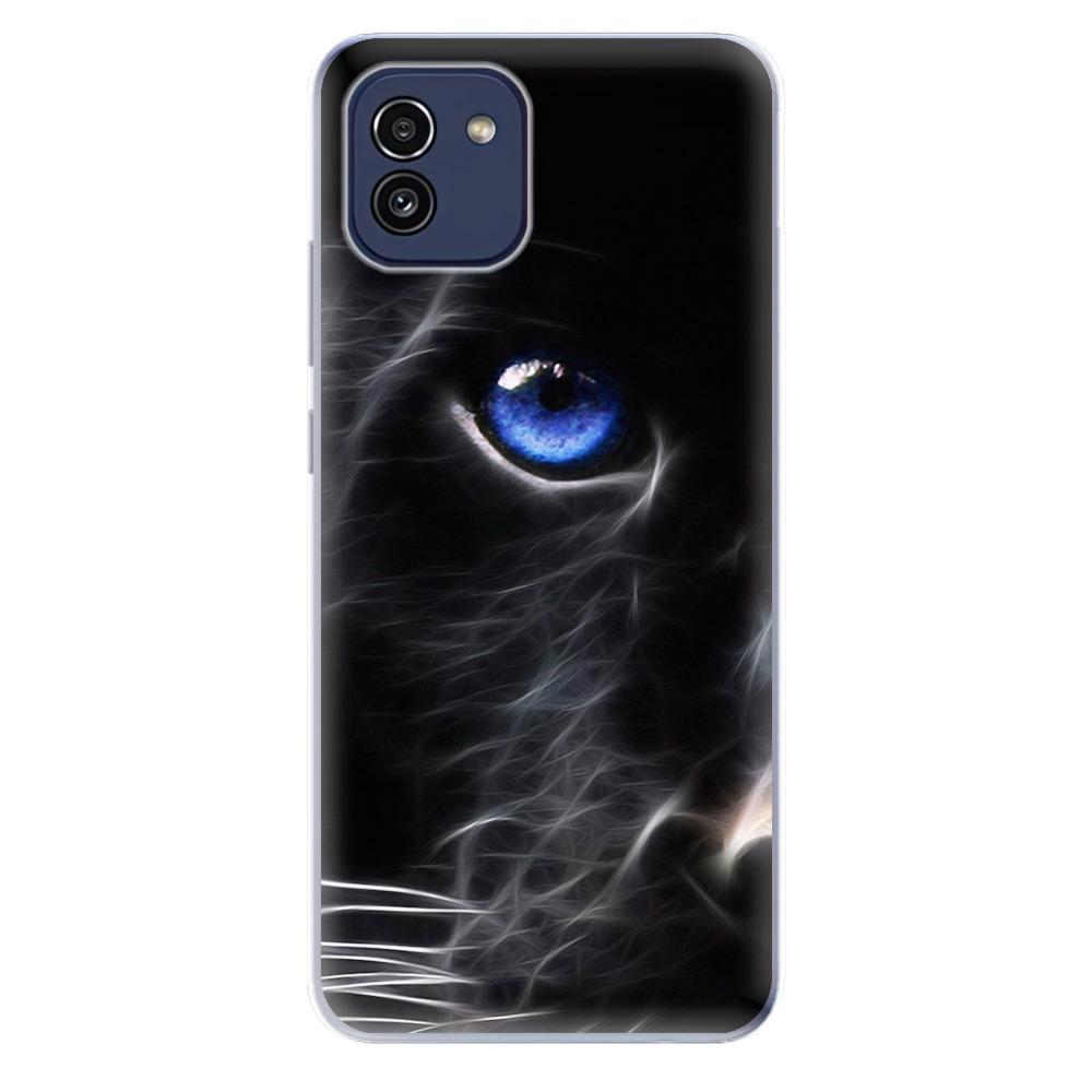 Odolné silikonové pouzdro iSaprio - Black Puma - Samsung Galaxy A03