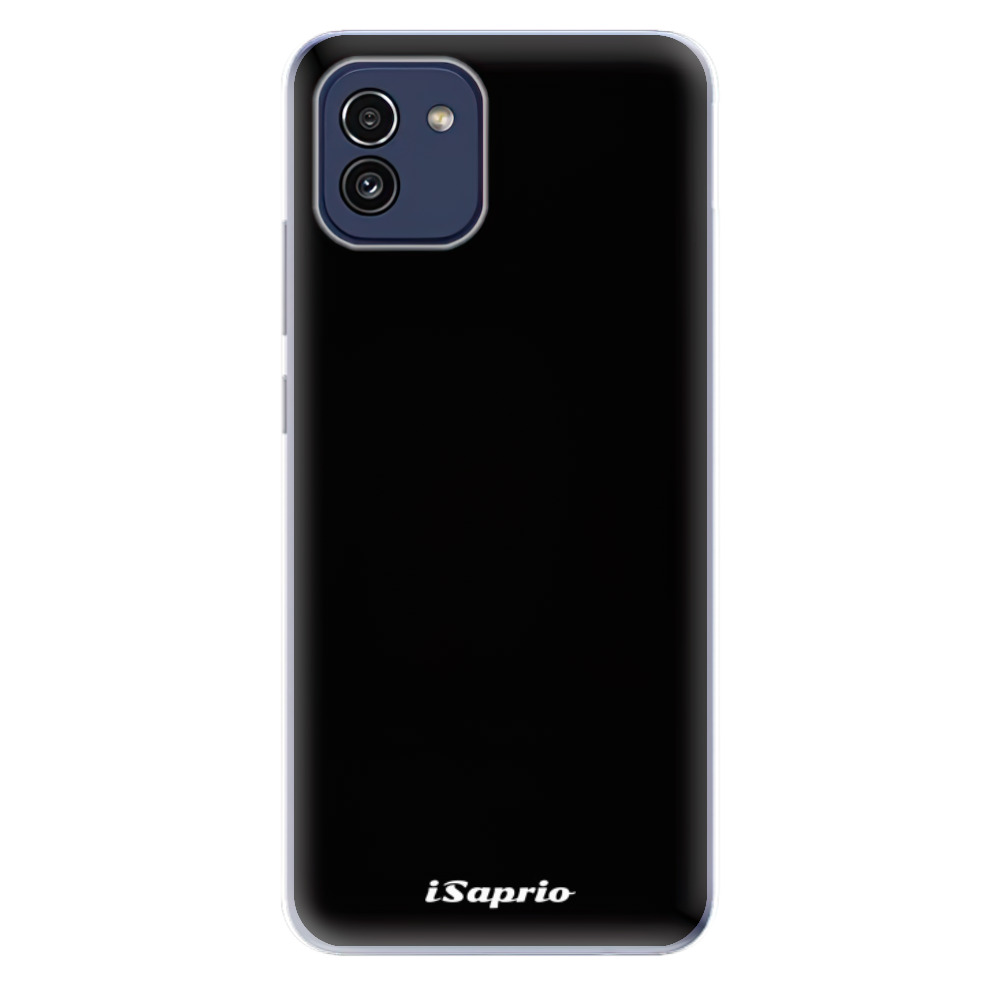 Odolné silikonové pouzdro iSaprio - 4Pure - černý - Samsung Galaxy A03