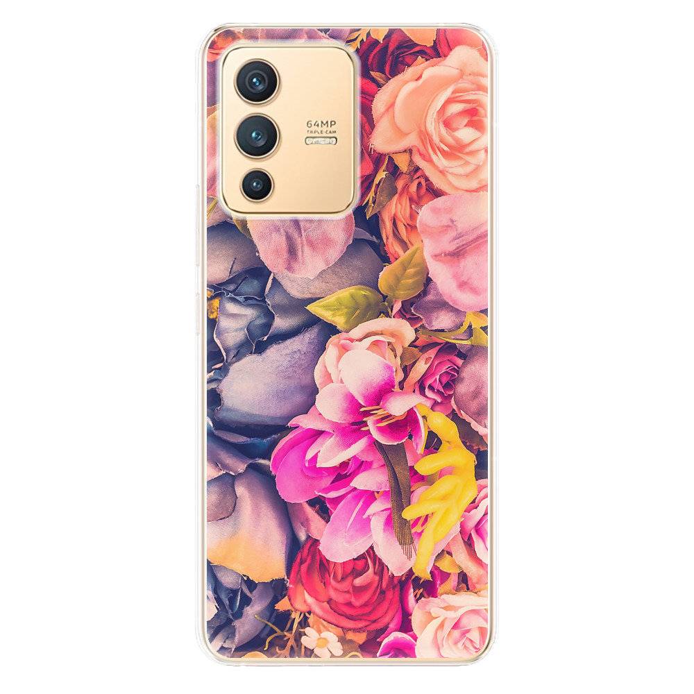 Odolné silikonové pouzdro iSaprio - Beauty Flowers - Vivo V23 5G