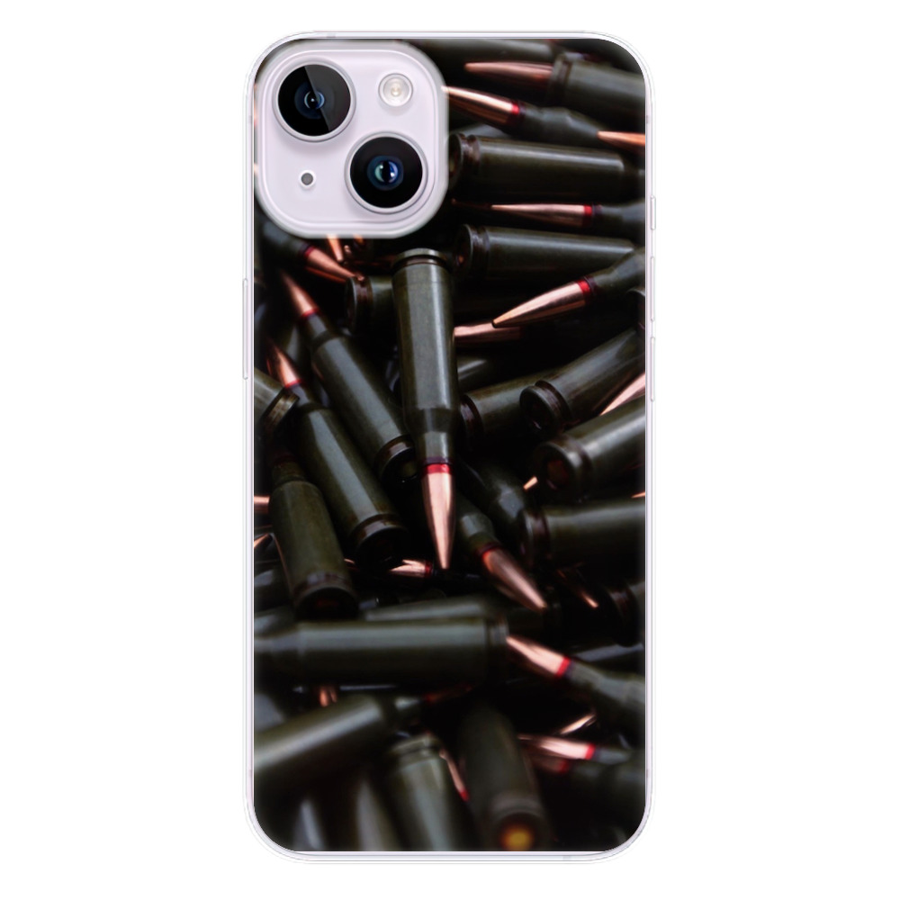 Odolné silikonové pouzdro iSaprio - Black Bullet - iPhone 14