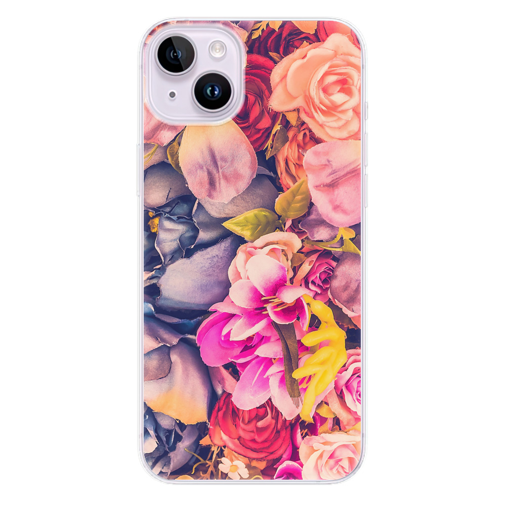 Odolné silikonové pouzdro iSaprio - Beauty Flowers - iPhone 14 Plus