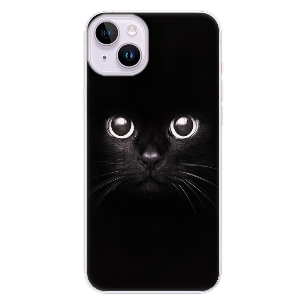 Odolné silikonové pouzdro iSaprio - Black Cat - iPhone 14 Plus