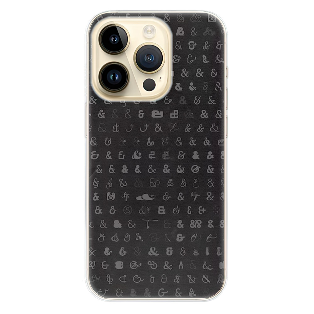 Odolné silikonové pouzdro iSaprio - Ampersand 01 - iPhone 14 Pro