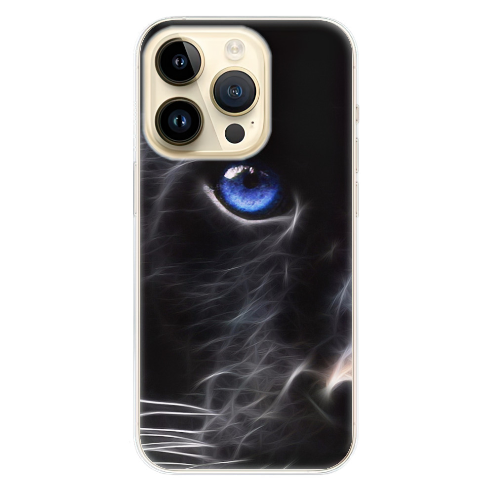 Odolné silikonové pouzdro iSaprio - Black Puma - iPhone 14 Pro