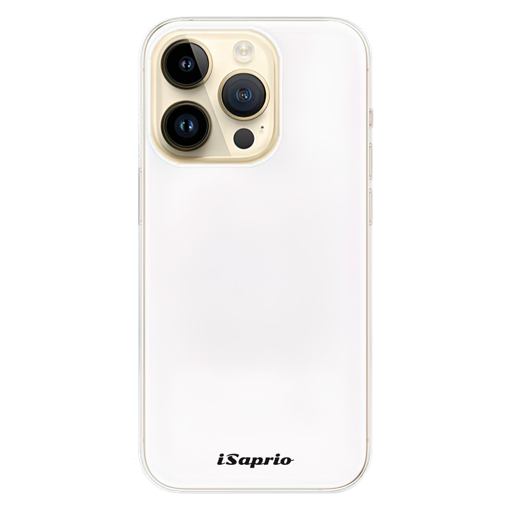 Odolné silikonové pouzdro iSaprio - 4Pure - bílý - iPhone 14 Pro