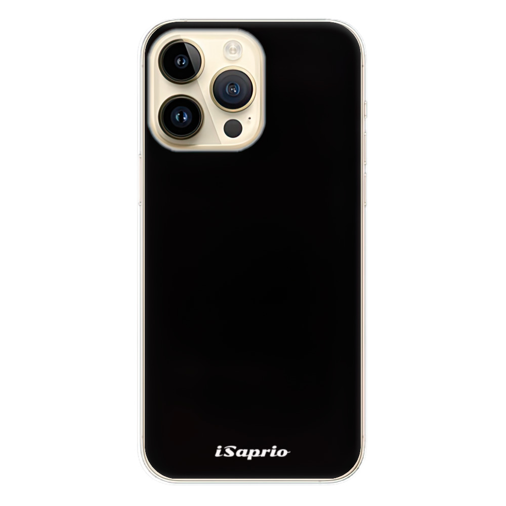 Odolné silikonové pouzdro iSaprio - 4Pure - černý - iPhone 14 Pro Max