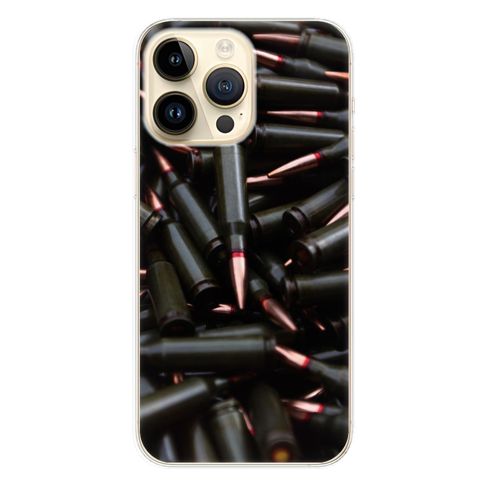 Odolné silikonové pouzdro iSaprio - Black Bullet - iPhone 14 Pro Max
