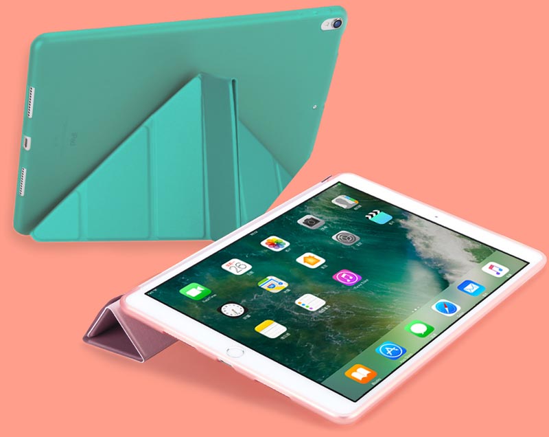Pouzdro iSaprio Smart Cover – Black – iPad Air